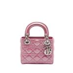 Сумка-сэтчел Mini Iridescent Lambskin Cannage Lady Dior (2016 год) 1