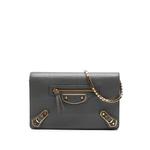 Сумка через плечо Chevre Motocross Metallic Edge Wallet on Chain (2017 год) 1