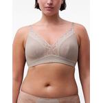 Origins geometric lace-panelled bra 1