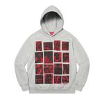 Худи Supreme Collage Grid Hooded Sweatshirt 'Heather Grey' 1