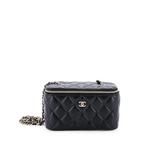 Маленький клатч Classic Vanity Case with Chain Quilted Lambskin 1