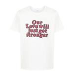 Футболка с принтом 'Our love will just get stronger' 1