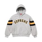 Худи Supreme Filled Zip Up Hooded Sweatshirt 'Heather Grey' 1