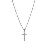 Серебряное колье JH Essential Cross с бриллиантами 1