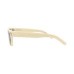 Saint Laurent Square Sunglasses «Слоновая кость/Серый» 2