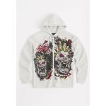 NYC Streetwear - Укороченная толстовка с капюшоном - светло-серый 4