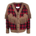 x Pendleton fringe-trim wool cardigan 1
