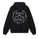 Худи Stussy Barb Худи «Черный» 2