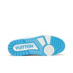 Кроссовки Louis Vuitton Trainer Low «Velcro Strap - Light Blue Monogram Denim» 4