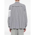 printed striped organic cotton shirt 7