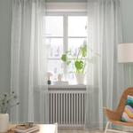 PALPLJUNGMAL полупрозрачные шторы, 1 пара 2