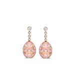 Серьги-подвески Heritage Egg из розового золота с бриллиантами 1