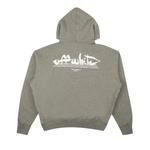 Худи Off-White Paint Script Skate Hoodie 'Melange Grey/White' 2