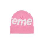 Шапки Supreme Big Logo Beanie 'Pink' 2