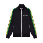 Трековые куртки Palm Angels Exodus Classic Track Jacket 'Black/White' 1