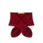 paisley-print knitted scarf 1