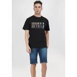 Футболка с принтом Never Satisfied Graphic Black Cotton Short Sleeve Regular Fit T-Shirt 3