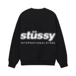 Круглые вырезы Stussy Blur Crew 'Черный' 2