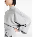 asymmetric slouched-sleeve sweatshirt 6