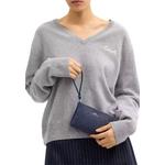 Женский клатч на молнии с уголком из фирменного холста, цвет Navy Blue, модель CCK71 2