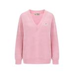 V-neck patch-detail sweater 1