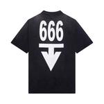 Футболки с коротким рукавом SAINT Mxxxxxx x Babylon Футболка с черепом и статуей 'Black' 2