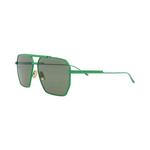 Bottega Veneta Aviator Sunglasses 'Зелёный' 3