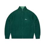 Застежки-молнии Ребристый трикотажный джемпер Corteiz 2 Tone 'Green' 1