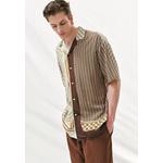 Полосатая рубашка с коротким рукавом 5