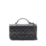 Сумка-сэтчел Mini CC Quilted Lambskin So Black Chain Top Handle (2021-2026 годы) 1