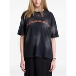logo-print faded-effect T-shirt 4