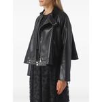 asymmetric-zip cropped jacket 2