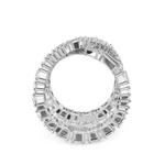 Hyperbola crystal-embellished wrap ring 4