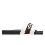 Слайды Gucci Stripe Rubber Slide 'Экрю' 2