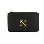 Кошельки Off-White Jitney Arrows Plaque Leather Wallet 'Black' 1