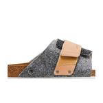Слайды Birkenstock Concepts x Kyoto «Black Grey Felt» 2