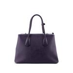 Маленькая сумка-тоут Turnlock Cuir Twin Saffiano Leather 2