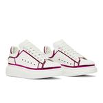 Кроссовки Alexander McQueen Wmns Oversized Sneaker 'White Printers Pink' 8