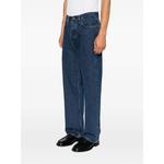 Loose logo-patch straight-leg jeans 3