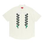 Рубашка Supreme Needlepoint Short-Sleeve Shirt 'Белый' 1