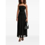 shirred strapless dress 2