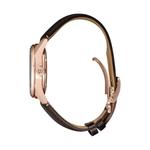 Seiko Presage Sharp Edged Series коричневый текстурированный циферблат, темно-коричневый кожаный ремешок Cordovan, механические часы SPB170J1 2