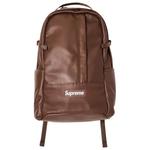 Рюкзаки Supreme Leather Backpack 'Коричневый' 1