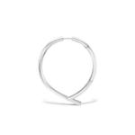 Серьги-кольца Oera Orb из белого золота с бриллиантами 2
