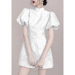 Модифицированное платье с коротким рукавом в стиле чонсам A021925W 2