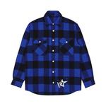 Фланелевые рубашки Sp5der 5 Flannel Shirt 'Blue Plaid' 1