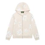 Zip Ups Denim Tears Rhinestone Wreath Zip Худи 'Овсянка' 1