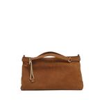 medium Virgo Nabucco suede chain-link tote bag 1