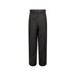 Davide pleated pied de poule trousers 1