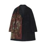 Джинсовые куртки Yohji Yamamoto Seperate Fabric Denim Print Jacket 'Черный' 1